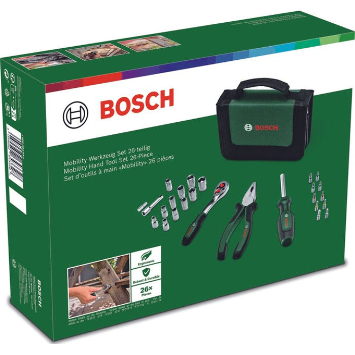 Набір інструментів Bosch, 26шт, універсальних