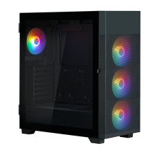 Корпус Zalman S5 Neo без БЖ, 1xUSB3.1, 1xUSB2.0, 4x120мм FRGB, VGA 390мм, LCS ready, TG Side Panel, ATX, чорний