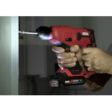 Перфоратор акумуляторний SKIL 3810 CA SDS-plus+ШЗП 20В 1Дж аксесуари кейс 1.5кг без АКБ та ЗП