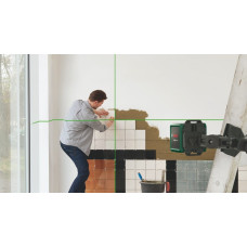 Нівелір лазерний Bosch Quigo Green, точність ± 0.8 мм/м, 12 м, зелений, 0.27 кг