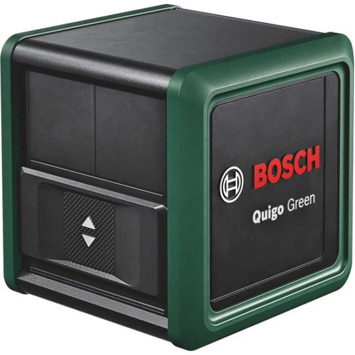 Нівелір лазерний Bosch Quigo Green, точність ± 0.8 мм/м, 12 м, зелений, 0.27 кг