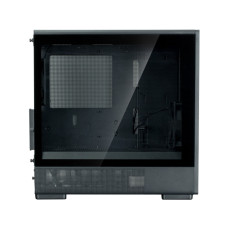 Корпус Zalman P10 Namu без БП, 1xUSB3.0, 1xUSBType-C, 2x120мм, 1x120мм ARGB, VGA 340мм, LCS ready, TG Side Panel, mATX, чорний