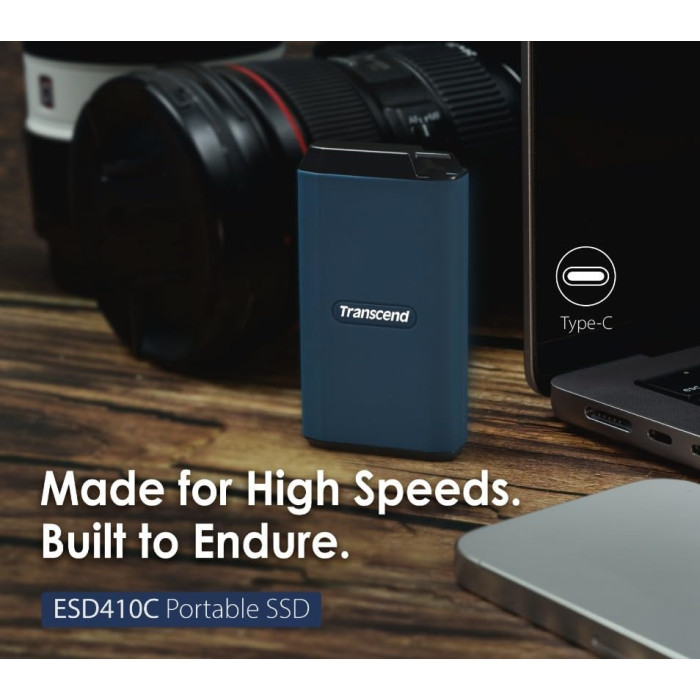 Портативний SSD Transcend 2TB USB 3.2 Gen 2 Type-C ESD410C