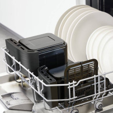Мультипіч Moulinex Dual Easy Fry, 2700Вт, чаша-5.2+3.1л, сенсорне керув., 2 чаши, гриль, пластик, темно-сірий