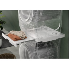 Комплект монтажний Electrolux для з'єднання пральної машини з сушильною машиною, висувна полиця, білий