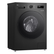 Пральна машина LG фронтальна, 7кг, 1200, A+++, 44см, дисплей, пара, інвертор, чорний