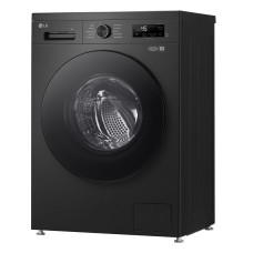 Пральна машина LG фронтальна, 7кг, 1200, A+++, 44см, дисплей, пара, інвертор, чорний
