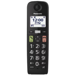 Радіотелефон DECT Panasonic KX-KX-TGU110UAB, чорний