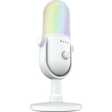 Мікрофон геймінговий Razer Seiren V3 Chroma, Uni, RGB, USB-A, 2м, білий