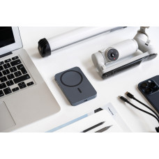 Акумулятор портативний літій-іонний Power Bank 2E Wireless QI 5000мА·год, 20Вт, PD, синій