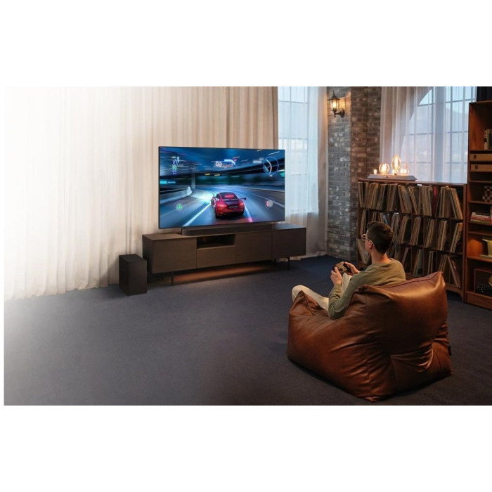 Саундбар Samsung HW-Q800D 360Вт, 5.1.2, BT, HDMI-eARC, Wi-Fi, саб, Dolby Atmos, чорний