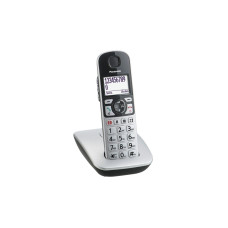 Радіотелефон DECT Panasonic KX-TGE510RUS, чорно-сріблястий