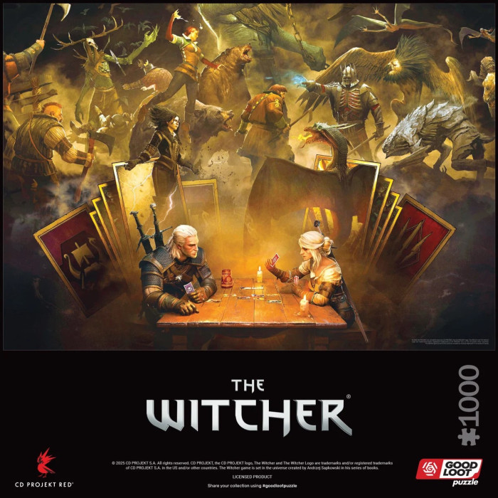 Пазл GoodLoot The Witcher Playing Gwent 1000 ел.