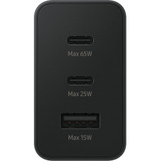 Зарядний пристрій мережевий Samsung 65Вт 2xUSB-С PD PPS/USB-A, чорний