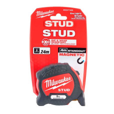 Рулетка Milwaukee STUD, 5мх33мм, з фіксатором змотування, АБС-пластик, магніт