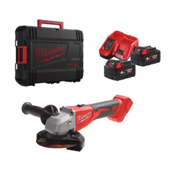 Шліфмашина кутова акумуляторна Milwaukee M18 BLSAG125X-402X 125мм 18В 2x4А·год ЗП М12-18С 11000об·хв 2.4кг кейс