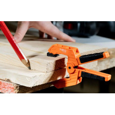 Струбцина Neo Tools, затискач пружинний, пластик, 65мм