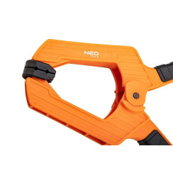 Струбцина Neo Tools, затискач пружинний, пластик, 100мм