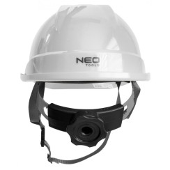 Каска захисна Neo Tools, пластик ABS, пряжка для регулювання, білий