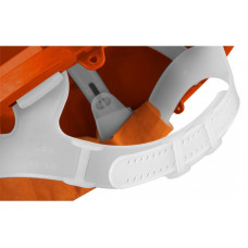 Каска захисна Neo Tools, пластик поліпропілен HDPE, пряжка для регулювання, помаранчевий