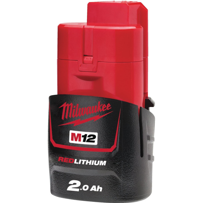 Набір акумулятора та зарядного пристрою Milwaukee NRG-502 12В 1х2А·год Redlithium M12, 18В 2х5А·год Redlithium M18, ЗП M12-18FC
