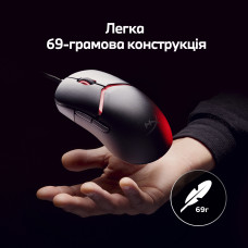 Миша HyperX Pulsefire SAGA, RGB, USB-A, чорний