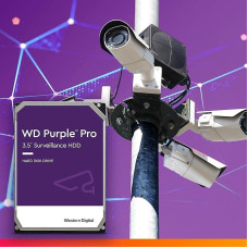 Жорсткий диск WD 12TB 3.5" 7200 512MB SATA Purple Pro Surveillance