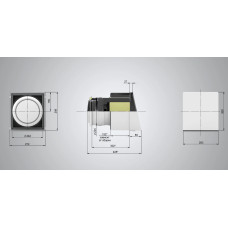 Рекуператор Ventoxx Harmony Slim Line 0.5м пульт дистанційного керування  LED-індикація компенсаційний короб