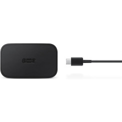 Зарядний пристрій мережевий Samsung 15Вт USB-С, кабель USB-C > USB-C, 1м, чорний