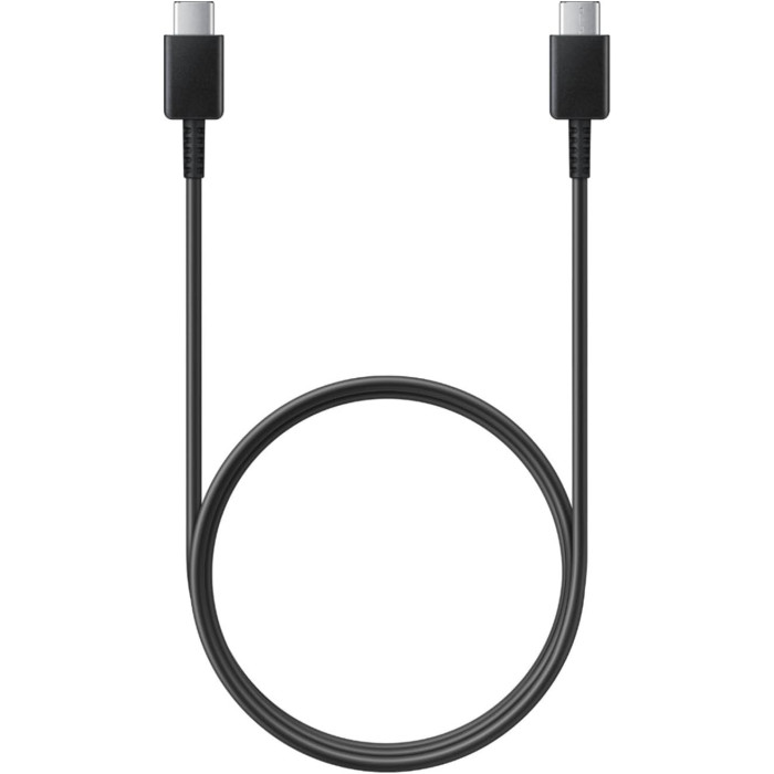 Зарядний пристрій мережевий Samsung 15Вт USB-С, кабель USB-C > USB-C, 1м, чорний