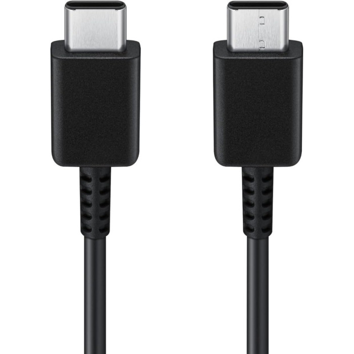 Зарядний пристрій мережевий Samsung 15Вт USB-С, кабель USB-C > USB-C, 1м, чорний