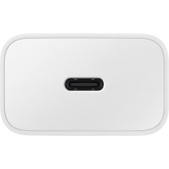 Зарядний пристрій мережевий Samsung 15Вт USB-С, кабель USB-C > USB-C, 1м, білий