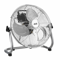 Вентилятор підлоговий 2E PowerWind 30C професійний, 30см, 60Вт, кнопки, двигун мідь 100%, срібний