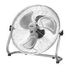 Вентилятор підлоговий 2E PowerWind 45C професійний, 45см, 100Вт, кнопки, двигун мідь 100%, срібний