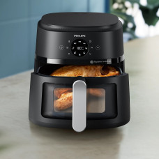 Мультипіч Philips Ovi Series 2000 1700Вт, чаша-6.2л, сенсорне управл., 13 авто. програм, пластик, чорний