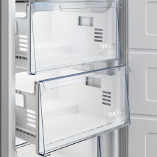 Морозильна камера Beko, 187x60x71, 286л, 1дв., A+, NF, нержавіюча сталь