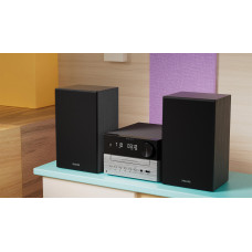 Мікросистема Philips TAM3205M2 20Вт, FM, CD, USB, Audio-in, Wireless