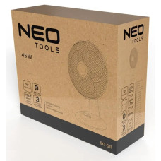 Вентилятор настільний Neo Tools, 40см, 45Вт, білий