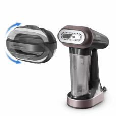 Відпарювач Tefal компактний Pure Force 3в1, 1800Вт, 180мл, постійна пара - 35гр, керам. підошва, чорно-рожевий