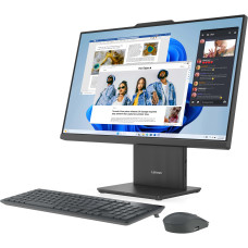Комп'ютер персональний моноблок Lenovo IdeaCentre AIO 24ARR9 23.8" FHD IPS AG, AMD R5-7535HS, 16GB, F512GB, UMA, кл+м, без ОС, сірий