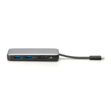 Док-станція DIGITUS USB-C > HDMI/2xUSB-A/USB-C/SD/MicroSD/RJ54, Travel