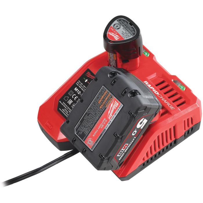 Зарядний пристрій Milwaukee M12-18FC TURBO, 12/18В, 1.01кг