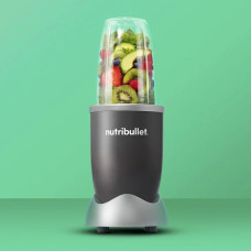 Блендер Nutribullet стаціонарний, 600Вт, чаша-700мл, чорно-срібний