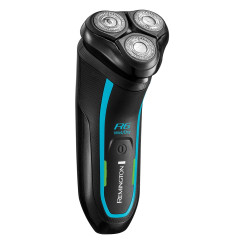 Бритва електр. Remington роторна Style Aqua,  бритв.головок-3, Ni-Mh, сух.+волог., водонепрон., дорожн., чохол, чорно-синій