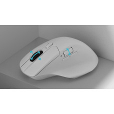 Миша Keychron M6 BT/WL/USB-A/USB-C, білий