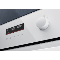 Духова шафа Electrolux електрична, 72л, A+, пара, дисплей, конвекція, телескопічні напрямні, білий