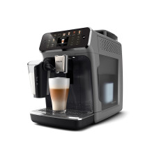 Кавомашина Philips Series 5500, 1.8л, зерно+мелена, автомат.капуч, дисплей, авторецептів -22, холодна кава, сріблясто-чорний