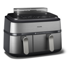 Мультипіч Philips Ovi Dual Steam 2750Вт, чаша-3+6л, сенсорне управл., 12 авто. программ,  пластик/метал