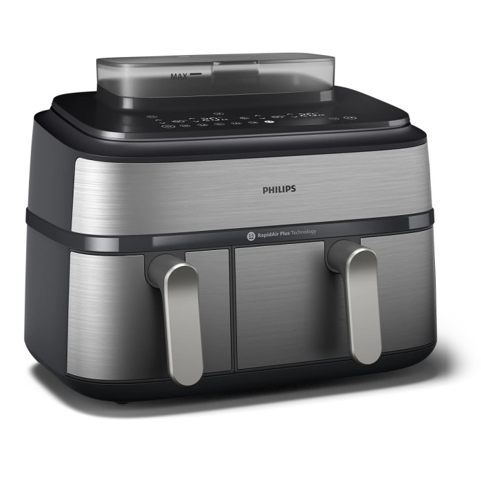 Мультипіч Philips Ovi Dual Steam 2750Вт, чаша-3+6л, сенсорне управл., 12 авто. программ,  пластик/метал