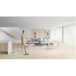 Пилосос Dyson безпровідний SV25 V8 Advanced 425Вт, конт пил -0.54л, автон. робота до 40хв, турборежим, сіро-фіолетовий